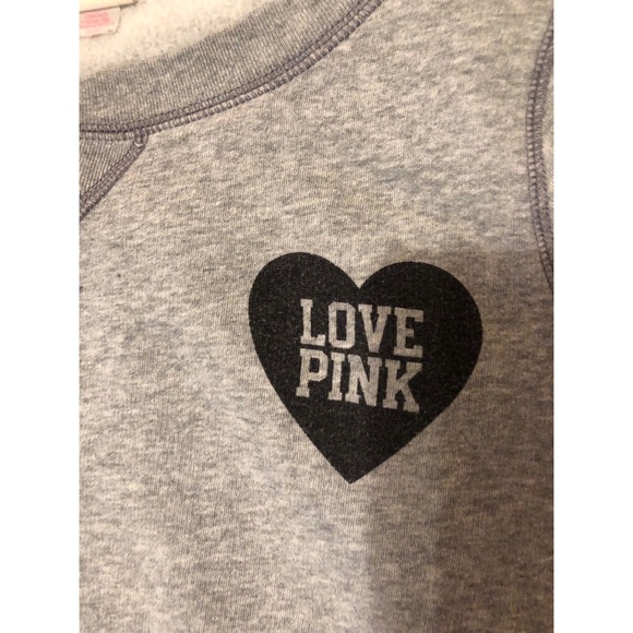 Grey Victoria’s Secret pink sweatshirt - Picture 2 of 4